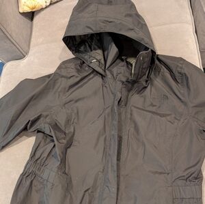 The North Face Black Hooded Raincoat